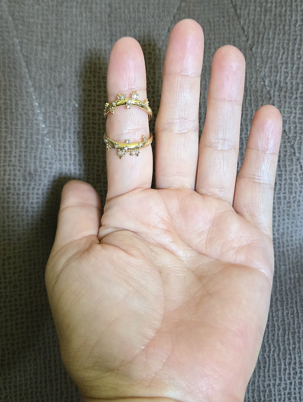 Alexis Bittar Double✌️ Banded Gold💛 Satellite🛰 Ring💍 - Picture 14 of 16